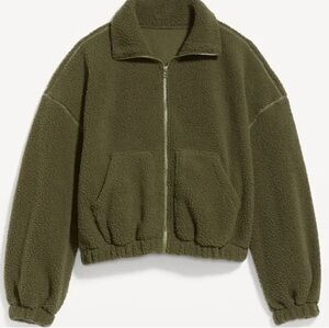 Old Navy Oversized Full Zip Sherpa Jacket